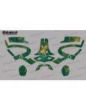 Sticker Flores edition (Vert/Orange)- Casque PFANNER Protos