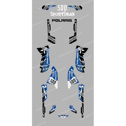 Kit de decoració Carrer Blau - IDgrafix - Polaris 500 Esportista