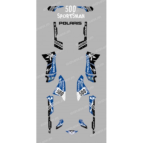 Kit dekor Street Blau - IDgrafix - Polaris 500 Sportsman