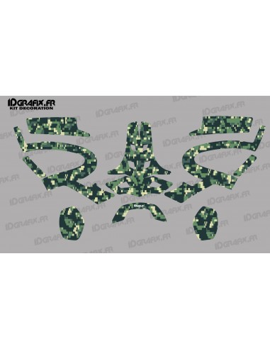 Sticker Camo Digital edition (Green)- Headphones PFANNER Protos