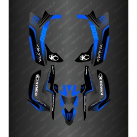 Kit Deco Monstre (Negre/blau) - Kymco Maxxer 300 -idgrafix