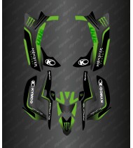Race Monster Grafik-Kit (Grün) – Kymco 300 Maxxer (nach 2020)