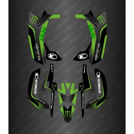 Race Monster Grafik-Kit (Grün) – Kymco 300 Maxxer (nach 2020)