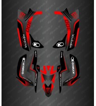 Kit gràfic Race Monster (vermell) - Kymco 300 Maxxer (després del 2020) -idgrafix