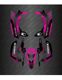 Race Monster Graphic Kit (Fushia) - Kymco 300 Maxxer (after 2020)