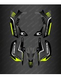 Kit gràfic Race Monster (groc fluo) - Kymco 300 Maxxer (després del 2020)