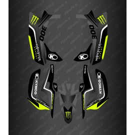 Kit Deco Monstre (Negre/blau) - Kymco Maxxer 300 -idgrafix