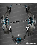 Kit de decoració DC Sèrie Blava - Idgrafix - Can Am Maverick X3