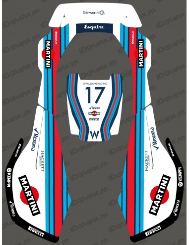 Aufkleber F1 Williams Edition – Robotermäher Husqvarna AUTOMOWER – Idgrafix