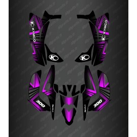 Kit Deco Prisma Edició (Fushia) - Kymco Maxxer 300 (després de 2020) -idgrafix