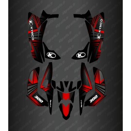 Kit Deco Prisma Edició (Vermell) - la Kymco Maxxer 300 (després de 2020) -idgrafix