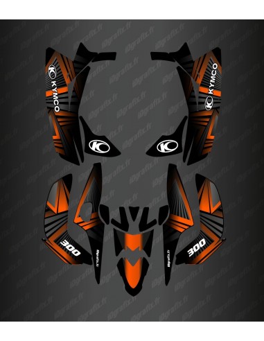 Kit Déco Prism Edition (Orange) - Kymco 300 Maxxer (après 2020)