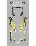 Kit decoration Street Yellow - IDgrafix - Polaris 500 Sportsman