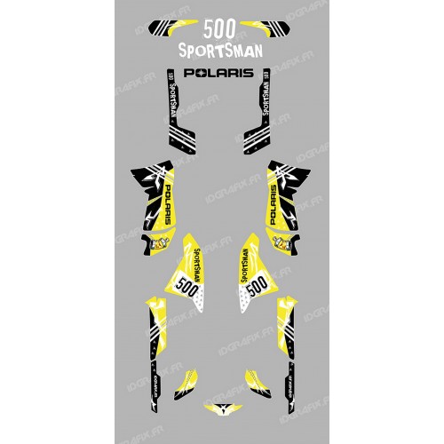 Kit decoration Street Yellow - IDgrafix - Polaris 500 Sportsman - IDgrafix