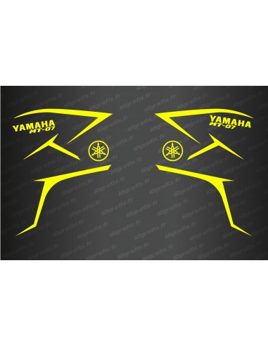 Kit dekor Line YELLOW- IDgrafix - Yamaha MT-07 (nach 2018)