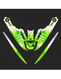 KIT DÉCORATION SPLASH MONSTER Blanc/Vert POUR YAMAHA SUPERJET 700