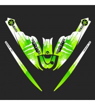 KIT DÉCORATION SPLASH MONSTER Blanc/Vert POUR YAMAHA SUPERJET 700