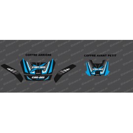 Kit décoration Limited Can Am (Bleu) - coffre origine Avant + Arrière BRP