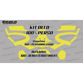 Sticker 100 Benutzerdefinierte Helm PFANNER Protos