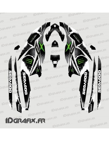 Kit dekor Monster Full Edition (Grün) - für Seadoo GTI-GTR