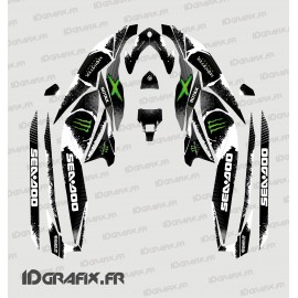 Kit décoration Monster Full Edition (Green) - for Seadoo GTI GTR-idgrafix
