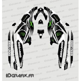 Kit dekor Monster Full Edition (Grün) - für Seadoo GTI-GTR -idgrafix