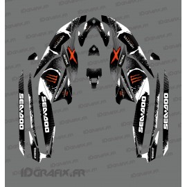 Kit de décoration Monstre Edició Completa (Verd) - per Seadoo GTI GTR -idgrafix
