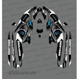 Kit de décoration Monstre Edició Completa (Verd) - per Seadoo GTI GTR -idgrafix