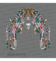 Kit décoration Arts Full Edition (Turqoise/Orange) - pour Seadoo GTI (après 2020)