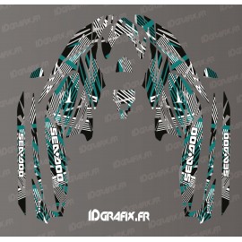 Kit décoration Monster Full Edition (Green) - for Seadoo GTI GTR-idgrafix