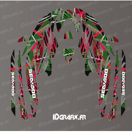Kit décoration Monster Full Edition (Green) - for Seadoo GTI GTR-idgrafix