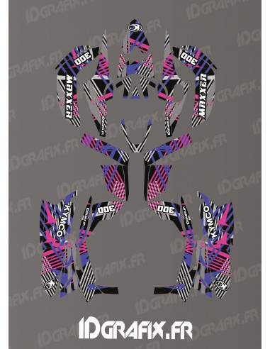 Kit Deco Rockstar Edizione (Giallo) - Kymco Maxxer 300 (dopo il 2020)