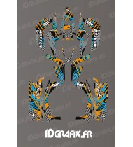Kit Deco Rockstar Edizione (Giallo) - Kymco Maxxer 300 (dopo il 2020)