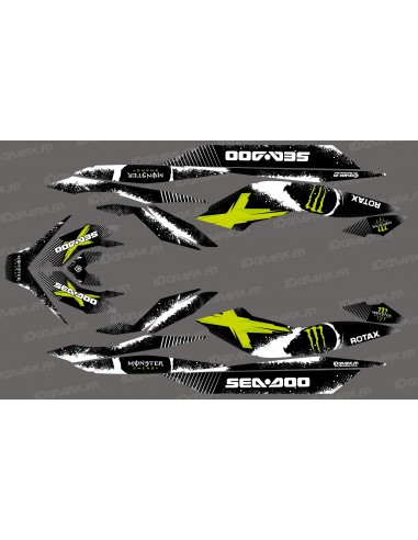 Kit décoration Monster Full Edition (Green) - for Seadoo GTI GTR