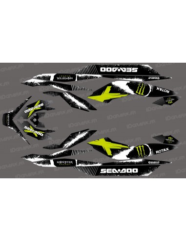 Kit décoration Monster Full Edition (Lime) - pour Seadoo GTI-GTR