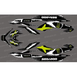 Kit décoration Monster Full Edition (Green) - for Seadoo GTI GTR - IDgrafix