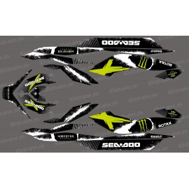 Kit décoration Monster Full Edition (Lime) - pour Seadoo GTI-GTR