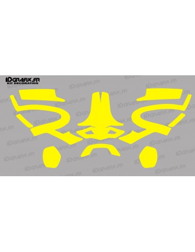 Yellow FLuo Sticker - PFANNER Protos Helmet