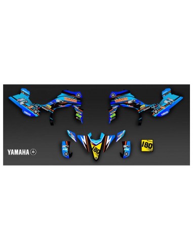 Kit de decoració de Sorra Edició de color Gris - IDgrafix - Yamaha YFZ 450 / YFZ 450R -idgrafix