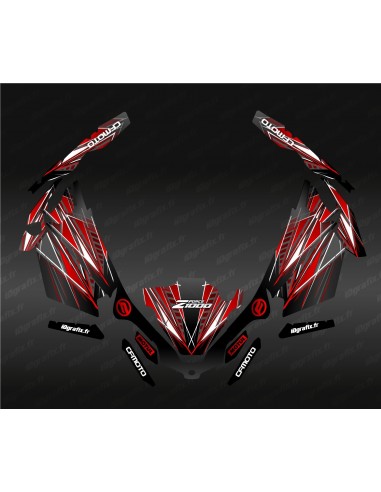 Speed Edition-Dekorationsset (Rot) – Idgrafix – CF Moto ZForce Sport
