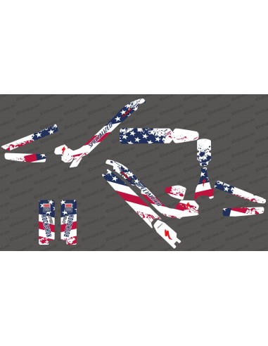 Kit déco USA Flag Edition Full - Specialized Kenevo