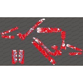 Kit deco Cracked Edition Full (red/White) - Specialized Kenevo - IDgrafix