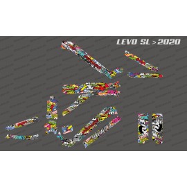 Kit deco Bomb Edition completa - Levo SL especialitzat (després de 2020) -idgrafix
