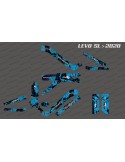 Kit deco Brush Edition complet (blau) - Specialized Levo SL (després del 2020)