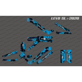 Kit deco Brush Edition complet (blau) - Specialized Levo SL (després del 2020) -idgrafix