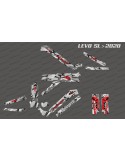 Kit deco Camo Edition complet (gris / vermell) - Levo SL especialitzat (després del 2020)