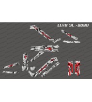 Kit deco Camo Edition Full (Grigio / Rosso) - Specialized Levo SL (dopo il 2020)