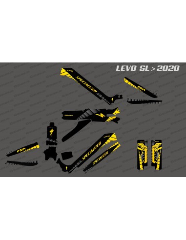 Kit deco GP Edition complet (groc) - Especialitzat Levo SL (després de 2020) -idgrafix