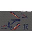Kit deco TroyLee Edition complet (blau / taronja) - Specialized Levo SL (després del 2020)