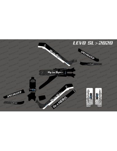 Kit déco TroyLee Edition Full (Noir/Blanc) - Specialized Levo SL (après 2020)